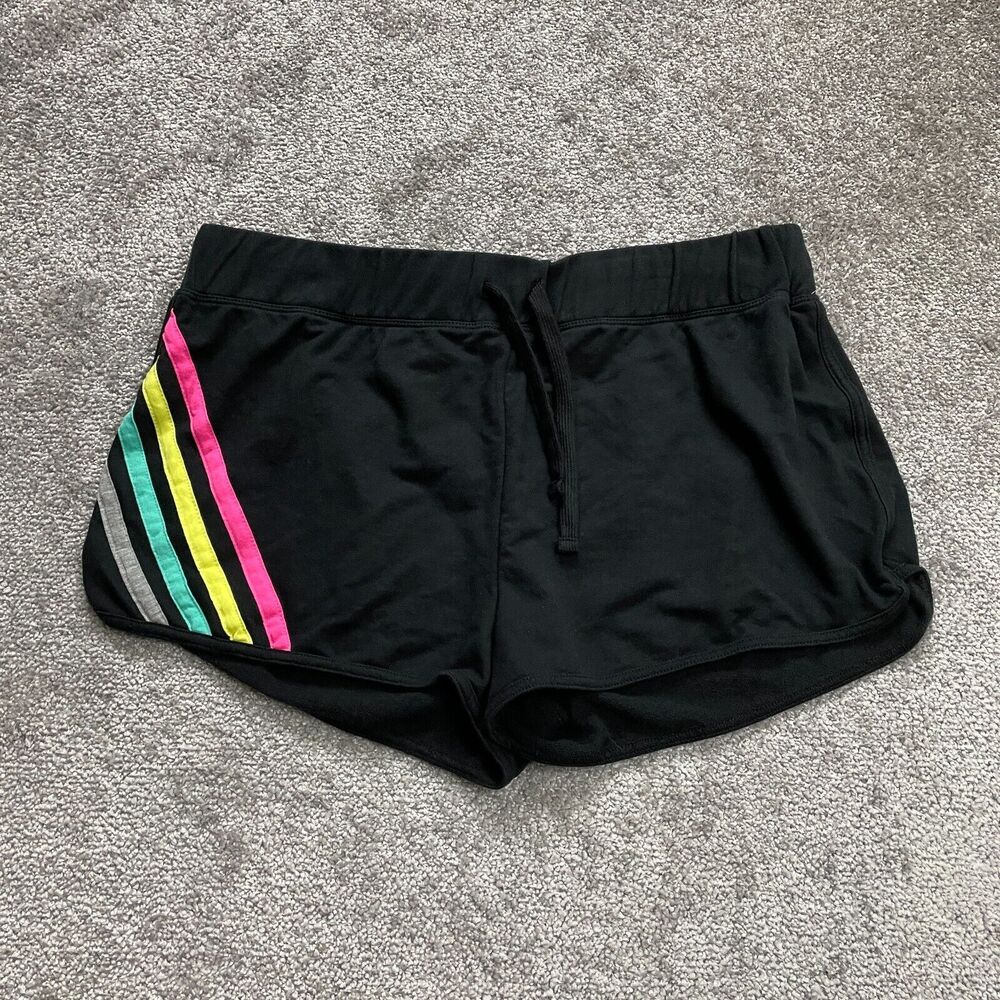 Bobbie Brooks Shorts Womens XL W34 Black Elastic Waist High Rise Active Athletic